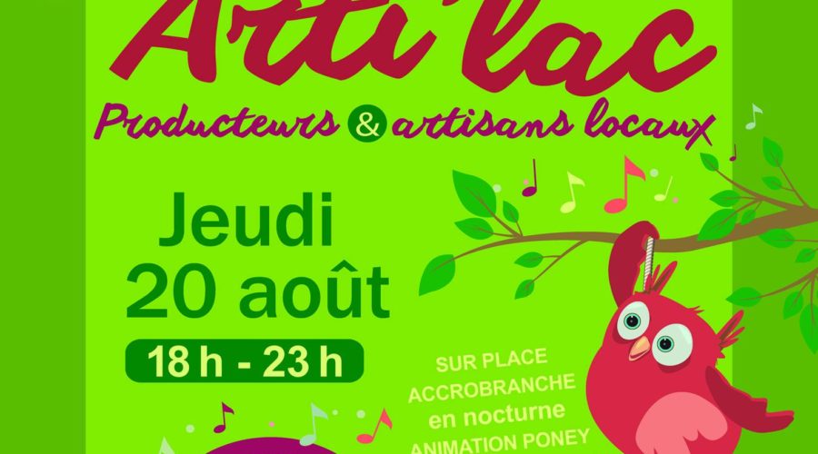 250 planches vendues pour le marché Arti’Lac du 20 août au Sougey