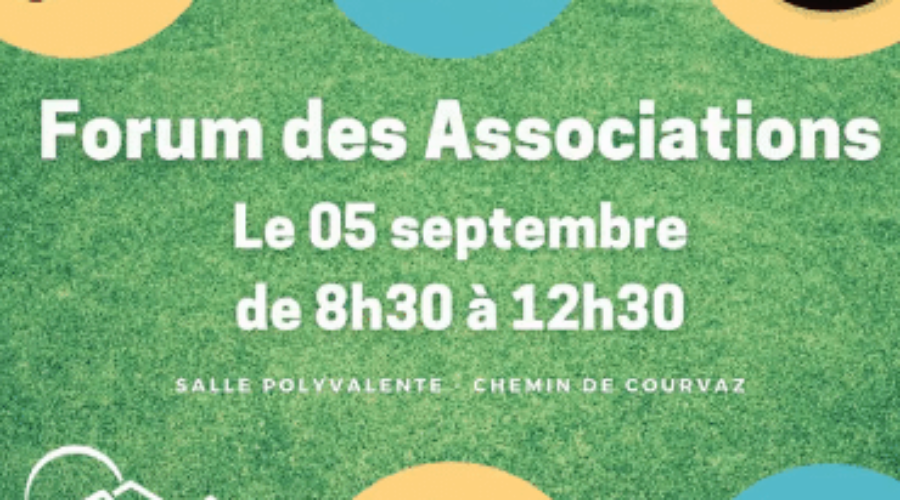 Forum des Associations – samedi 5/09/2020 – Novalaise