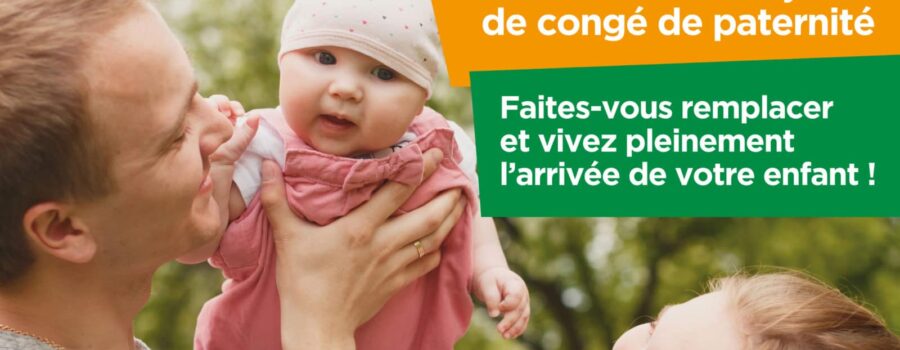 Agriculteur & bientôt papa? –> Contactez le Service de Remplacement du Rhône au Guiers!