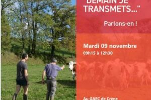 Journée Demain je transmets – 9 novembre 2021 – st pierre de curtille