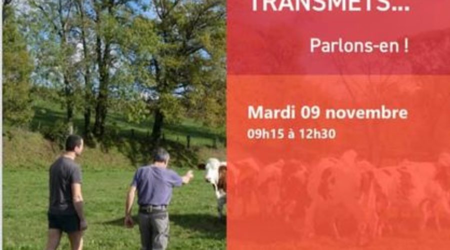 Journée Demain je transmets – 9 novembre 2021 – st pierre de curtille